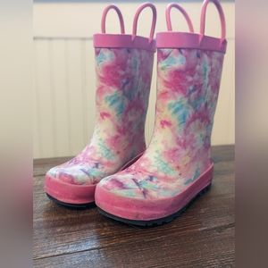 GUC Girls Tye Dye Rain Boots